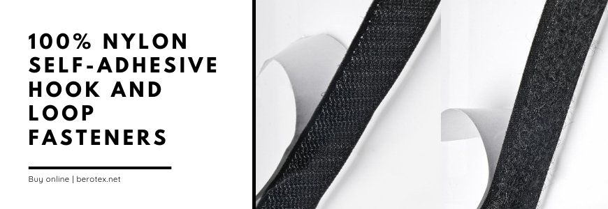 100% nylon self adhesive hook and loop fasteners